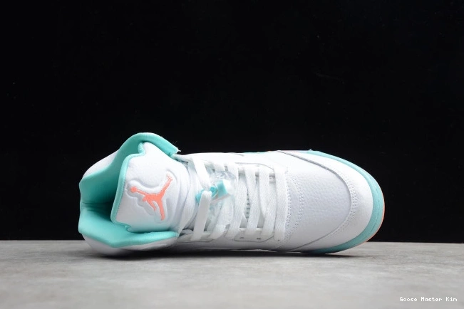 Air 5 440892-100 GS Aqua Jordan Light 0724